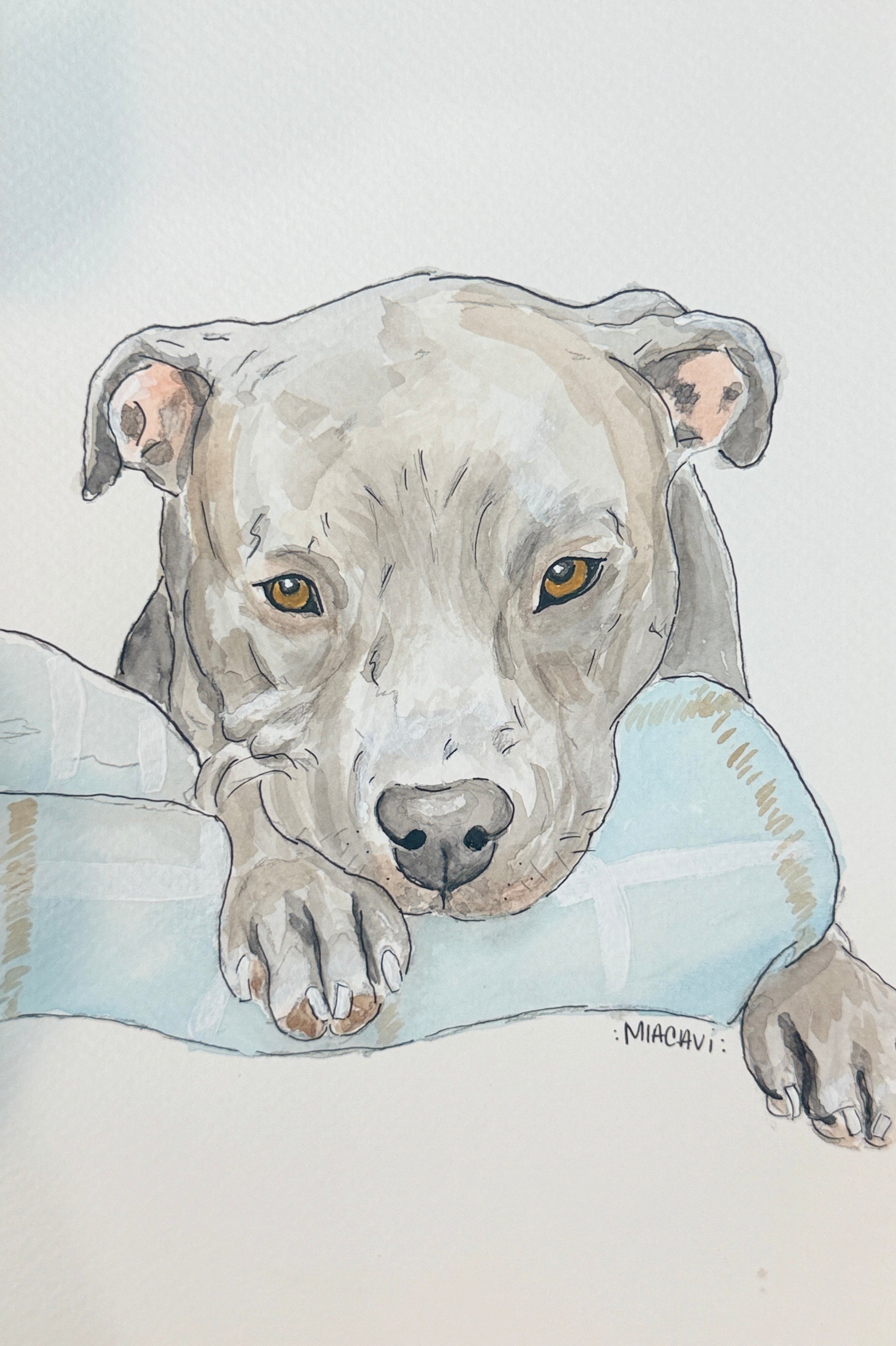 Mini Custom Pet Portrait