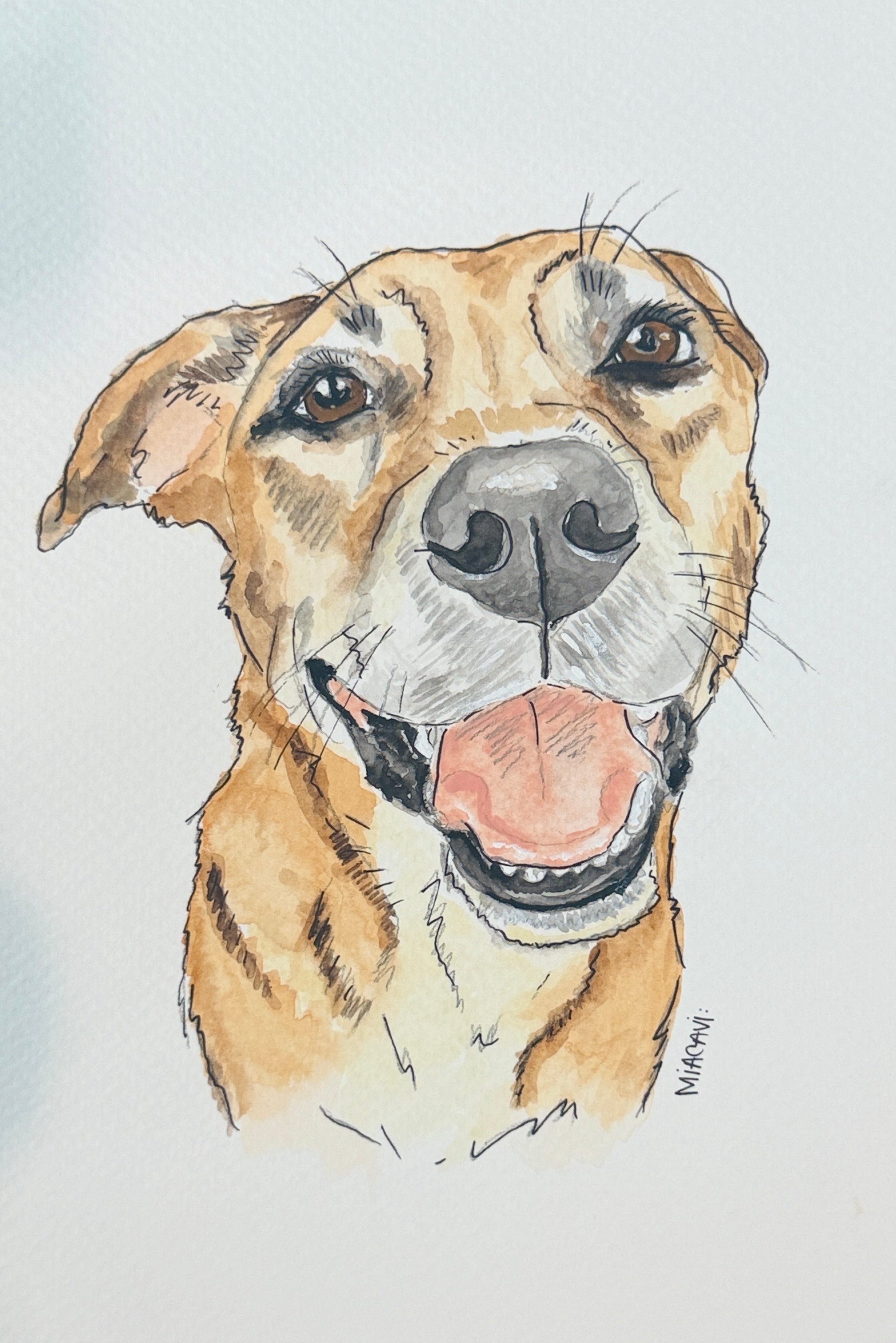 Mini Custom Pet Portrait