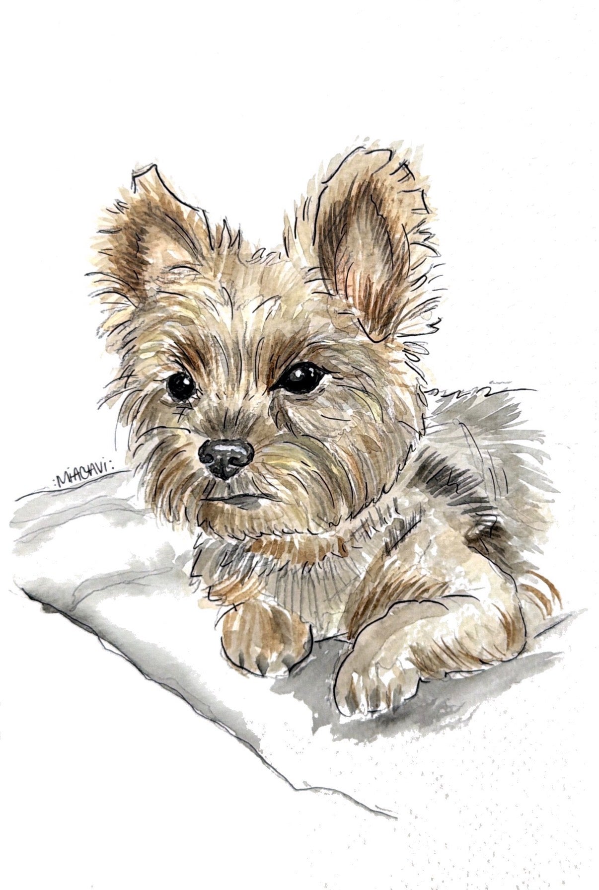 Mini Custom Pet Portrait